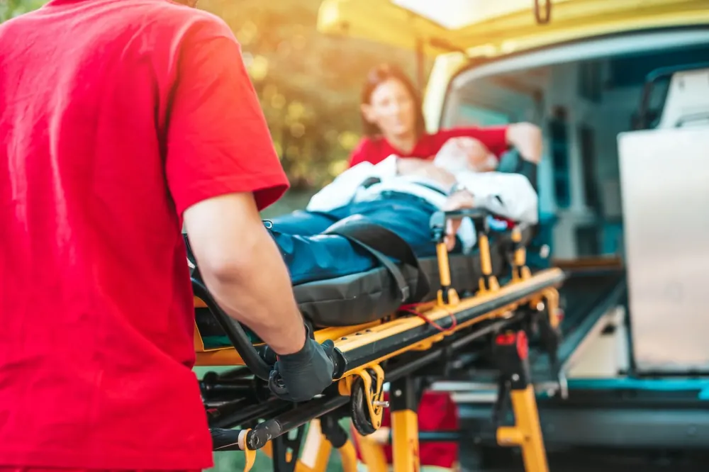Ambulance médicalisée à Grandparigny